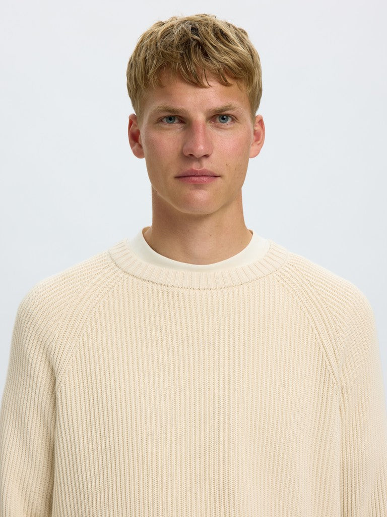 Slmbraun Knit Rlx Rib Crew Neck