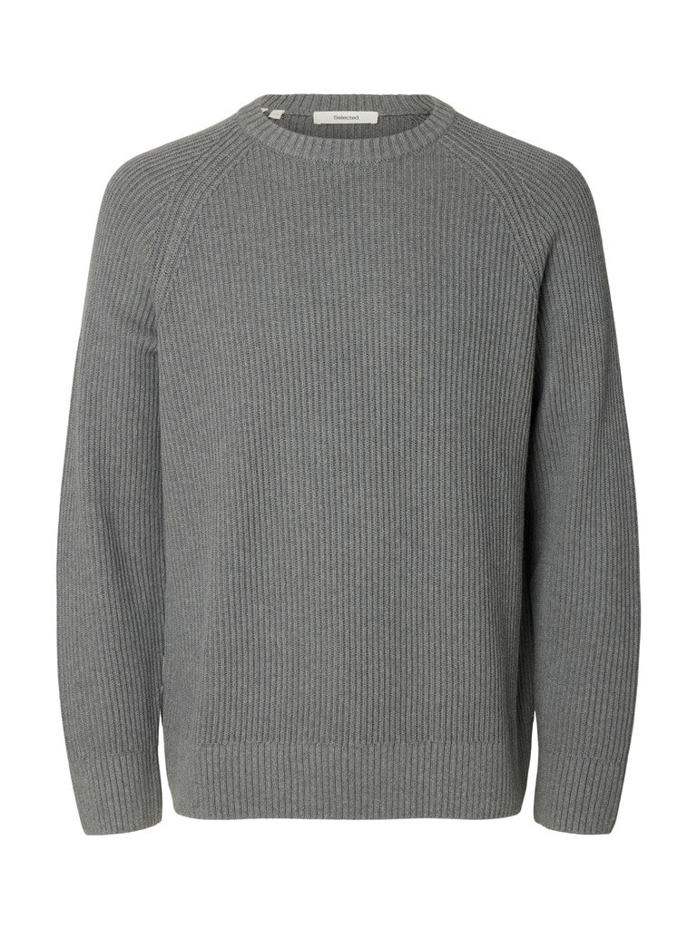 Slmbraun Knit Rlx Rib Crew Neck