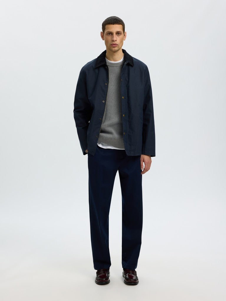 Slmbraun Knit Rlx Rib Crew Neck