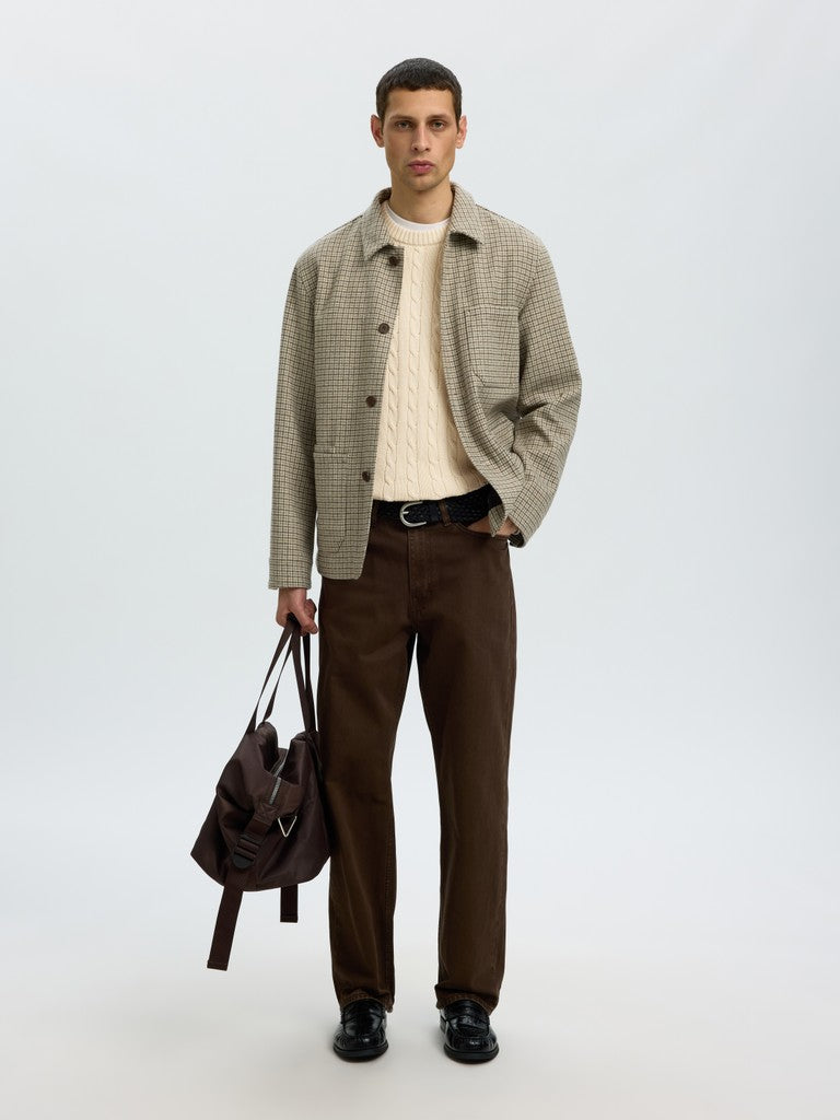 Slmbraun Knit Cable Crew