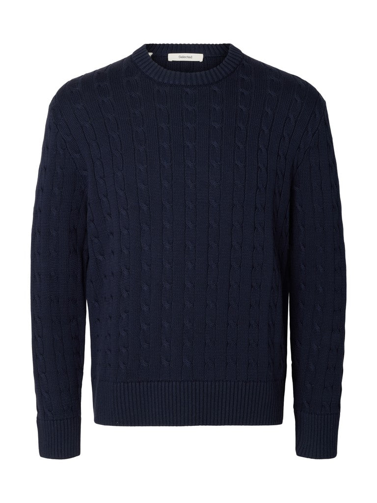 Slmbraun Knit Cable Crew
