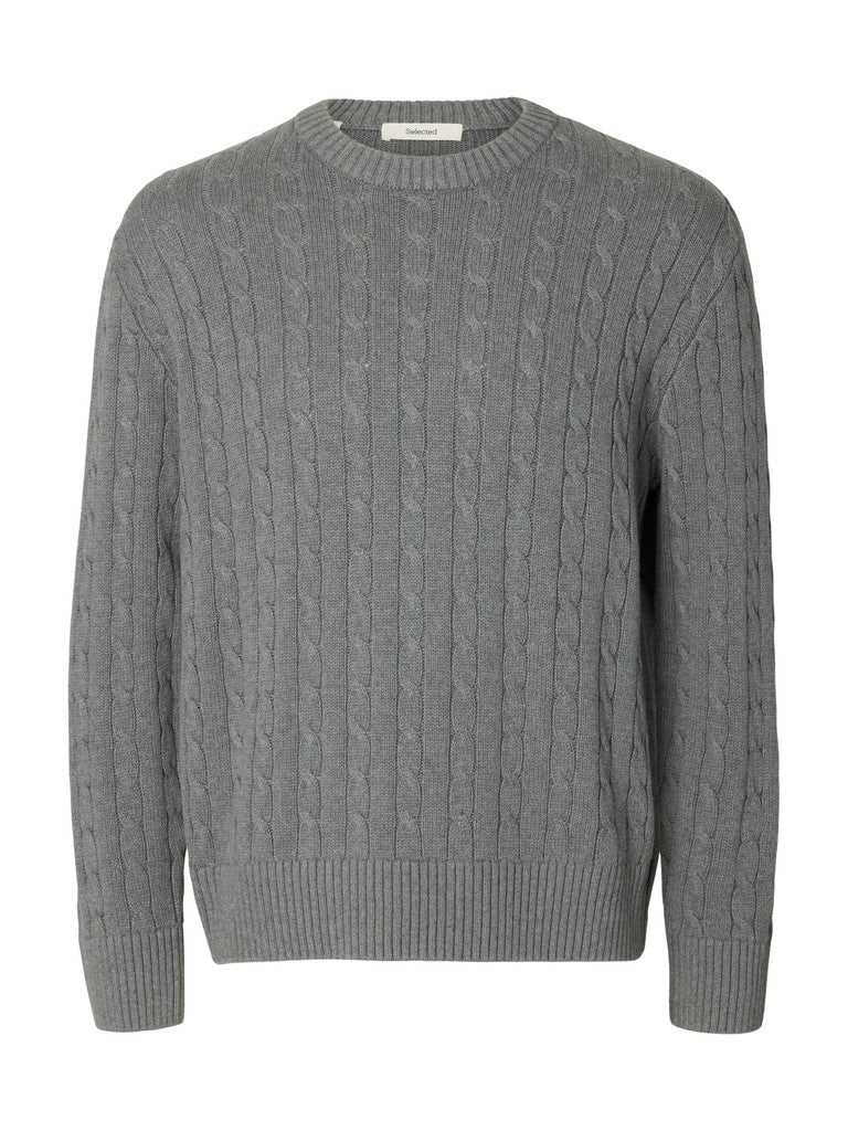 Slmbraun Knit Cable Crew