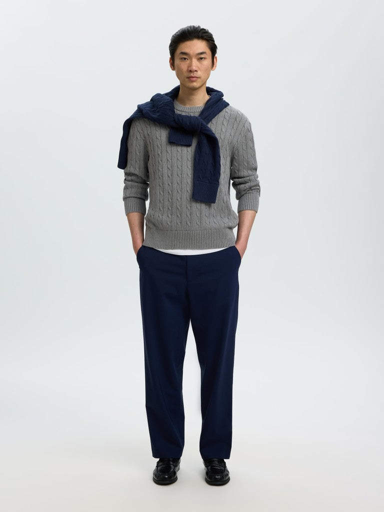 Slmbraun Knit Cable Crew