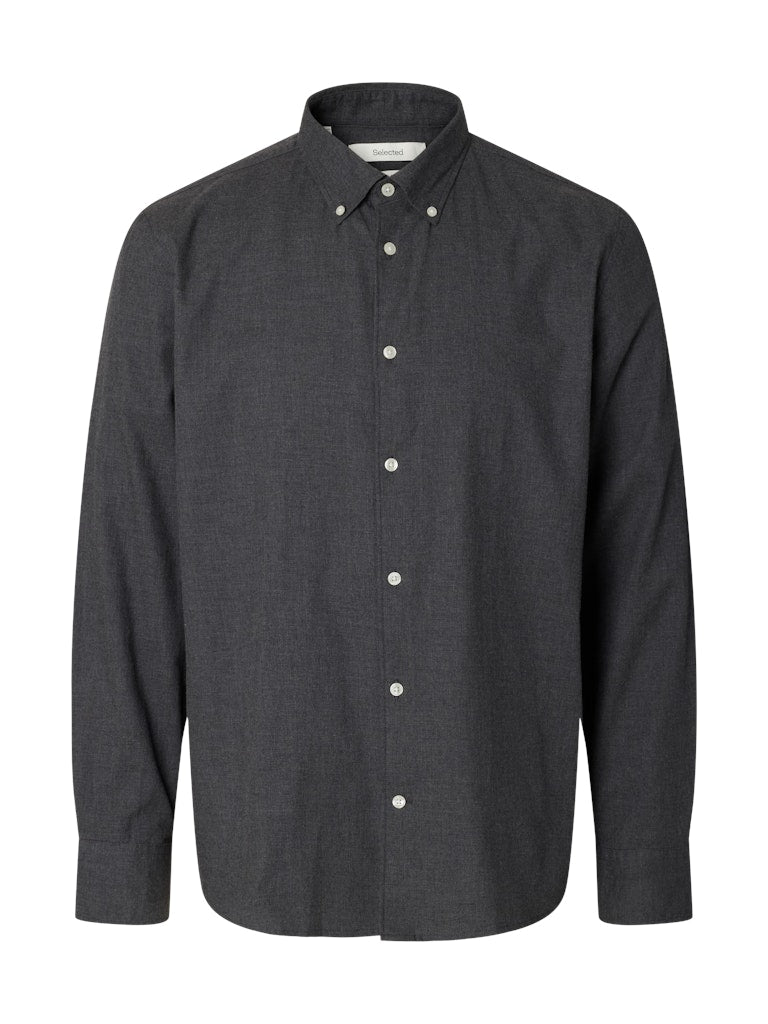 Slmcole-Jay Reg Melange LS Shirt