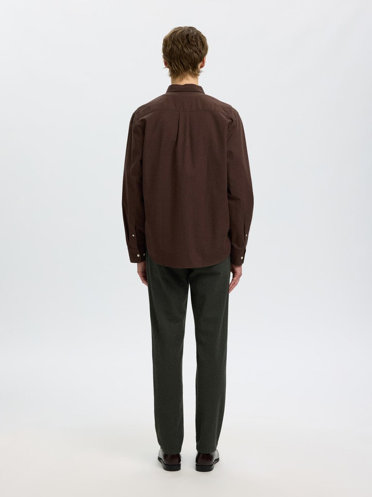 Slmcole-Jay Reg Melange LS Shirt