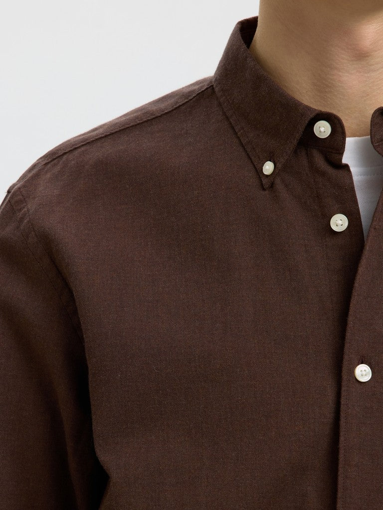 Slmcole-Jay Reg Melange LS Shirt