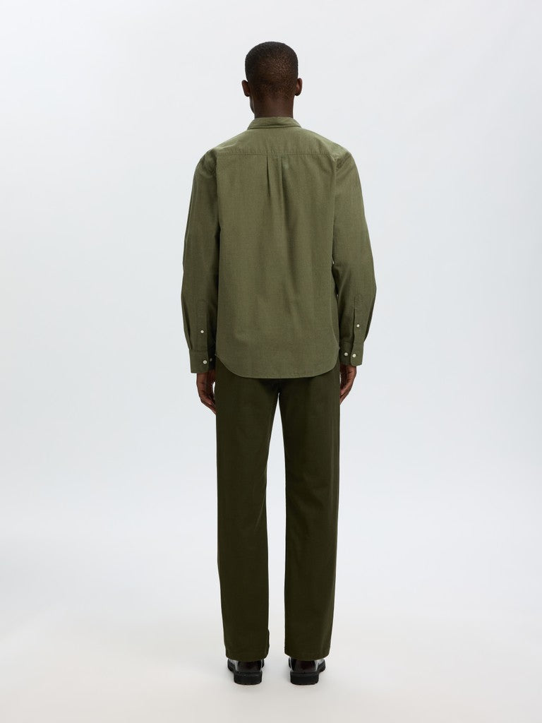 Slmcole-Jay Reg Melange LS Shirt