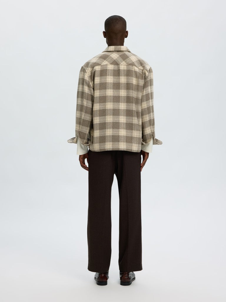 Slmole-Pablo Wool Blend Overshirt