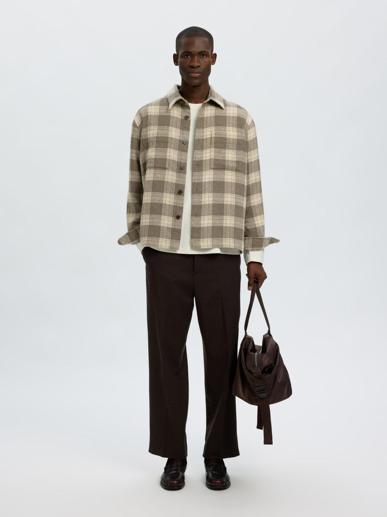 Slmole-Pablo Wool Blend Overshirt
