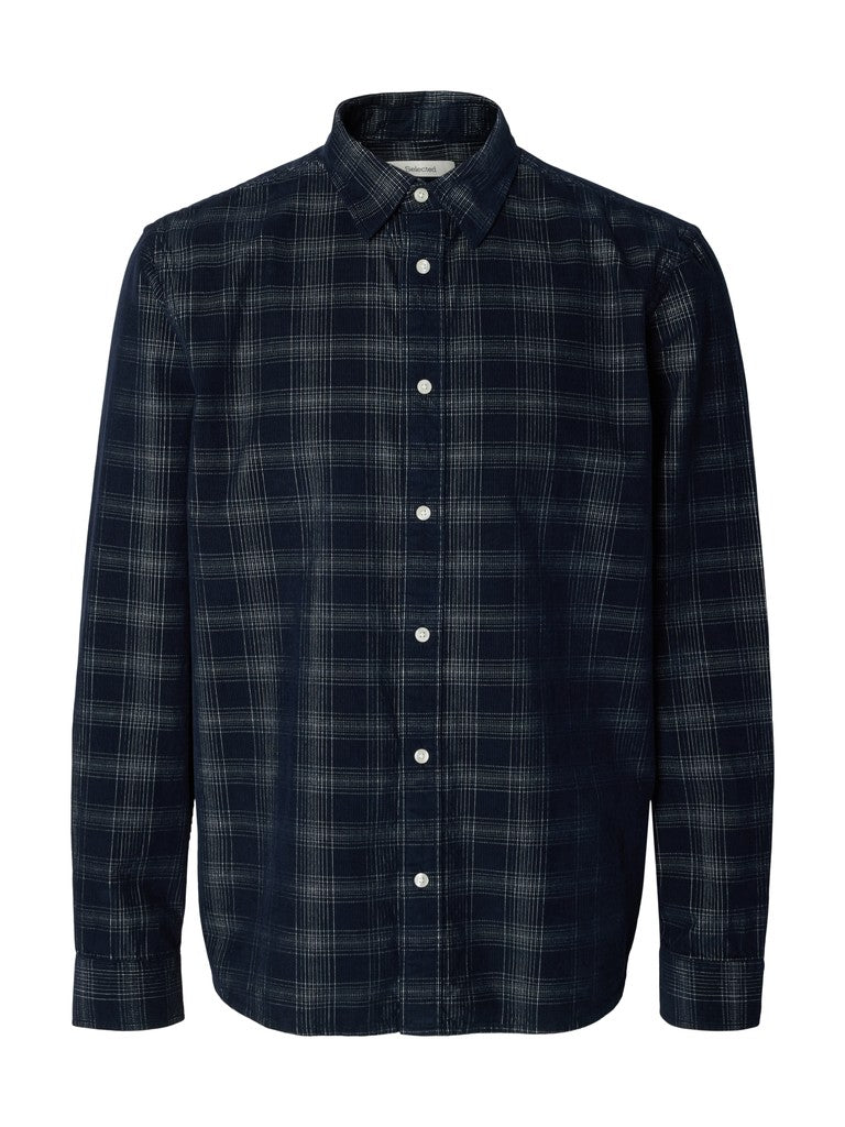 Slmregclaus Cord YD Check LS Shirt