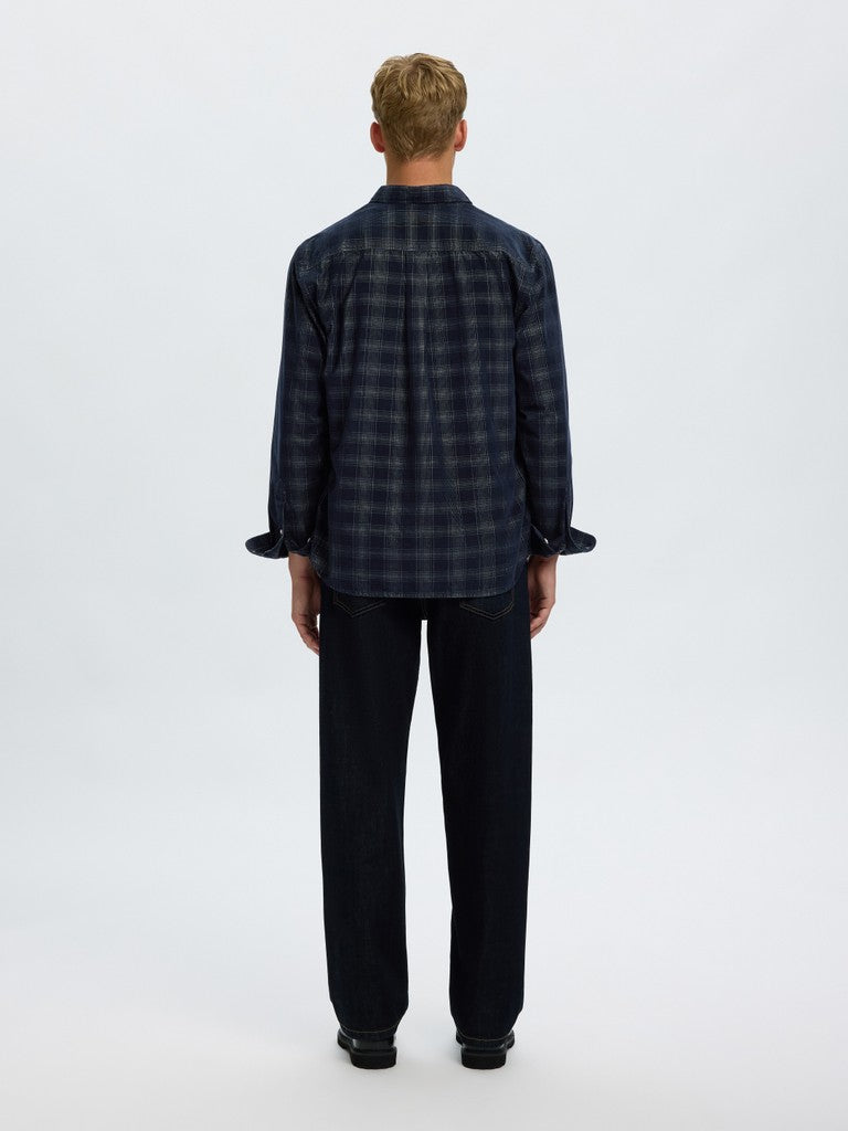 Slmregclaus Cord YD Check LS Shirt