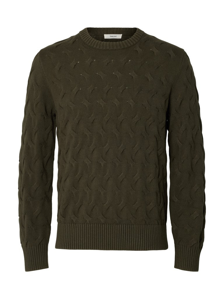 Slmcarlos LS Cable Crew Neck