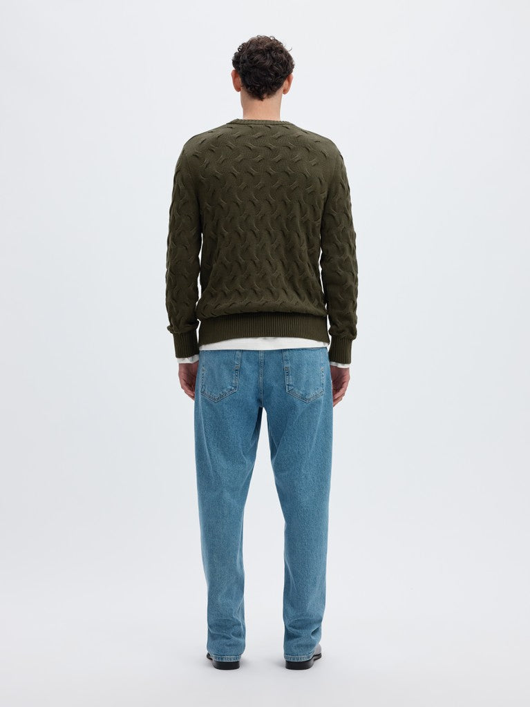 Slmcarlos LS Cable Crew Neck