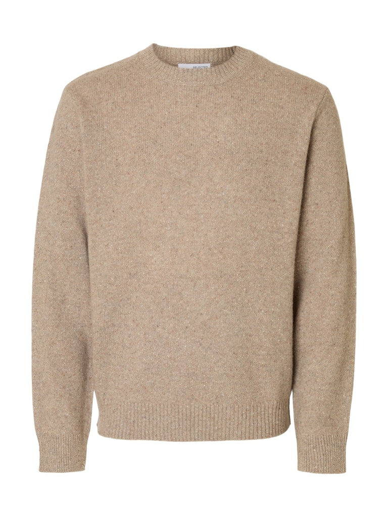 STRIK - Slhneil LS Knit Neps Crew Neck -  - Hr Ravn