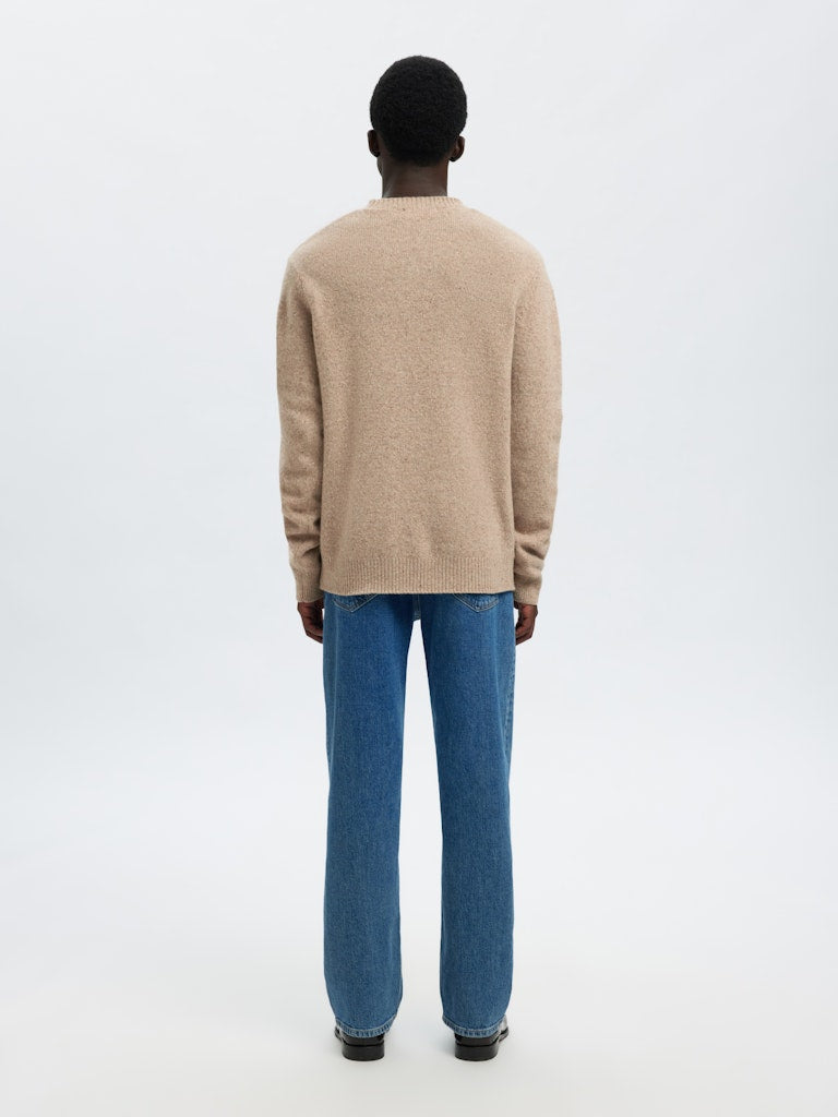 STRIK - Slhneil LS Knit Neps Crew Neck -  - Hr Ravn