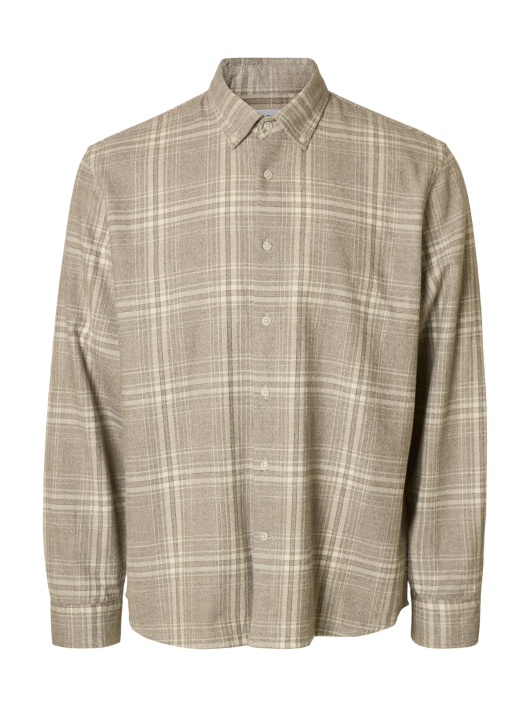 LANGE SKJORTER - Slhregnoah Mix Bdwn LS Shirt -  - Hr Ravn