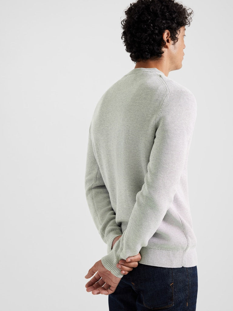 STRIK - Slhdane LS Knit Structure Crew Neck -  - Hr Ravn