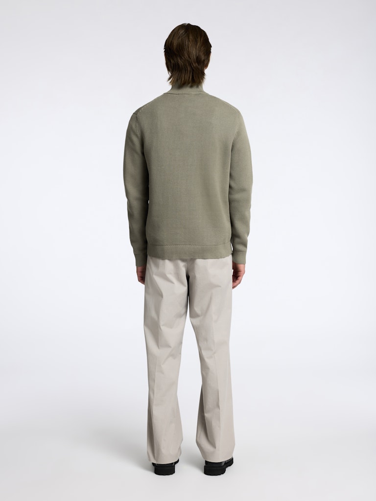 STRIK - Slhdane LS Knit Structure Half Zip Noos -  - Hr Ravn