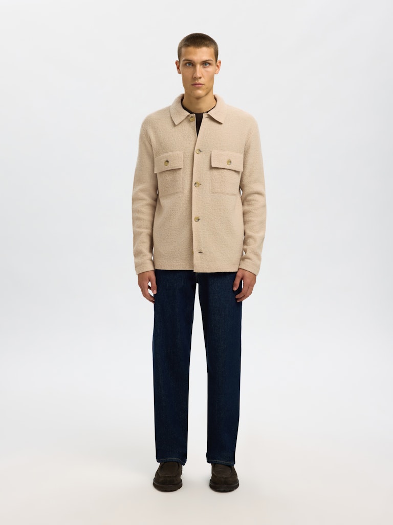 CARDIGAN - Slhnealy LS Knit Workwear Cardigan -  - Hr Ravn