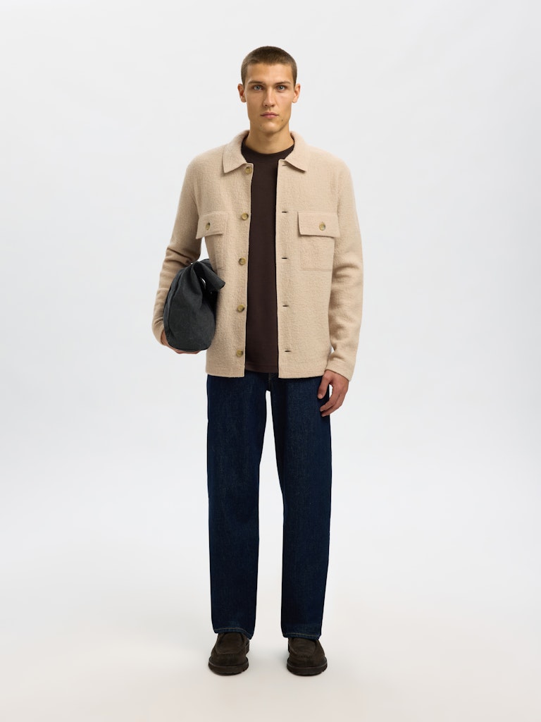CARDIGAN - Slhnealy LS Knit Workwear Cardigan -  - Hr Ravn