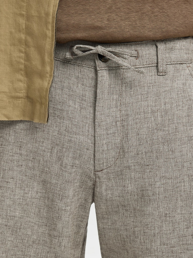 Slhregular-Brody Linen Bld Shorts Noos