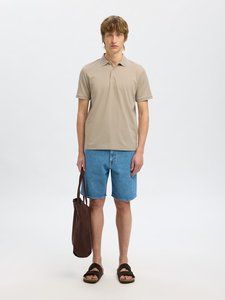 POLO - Slhfave Button SS Polo -  - Hr Ravn