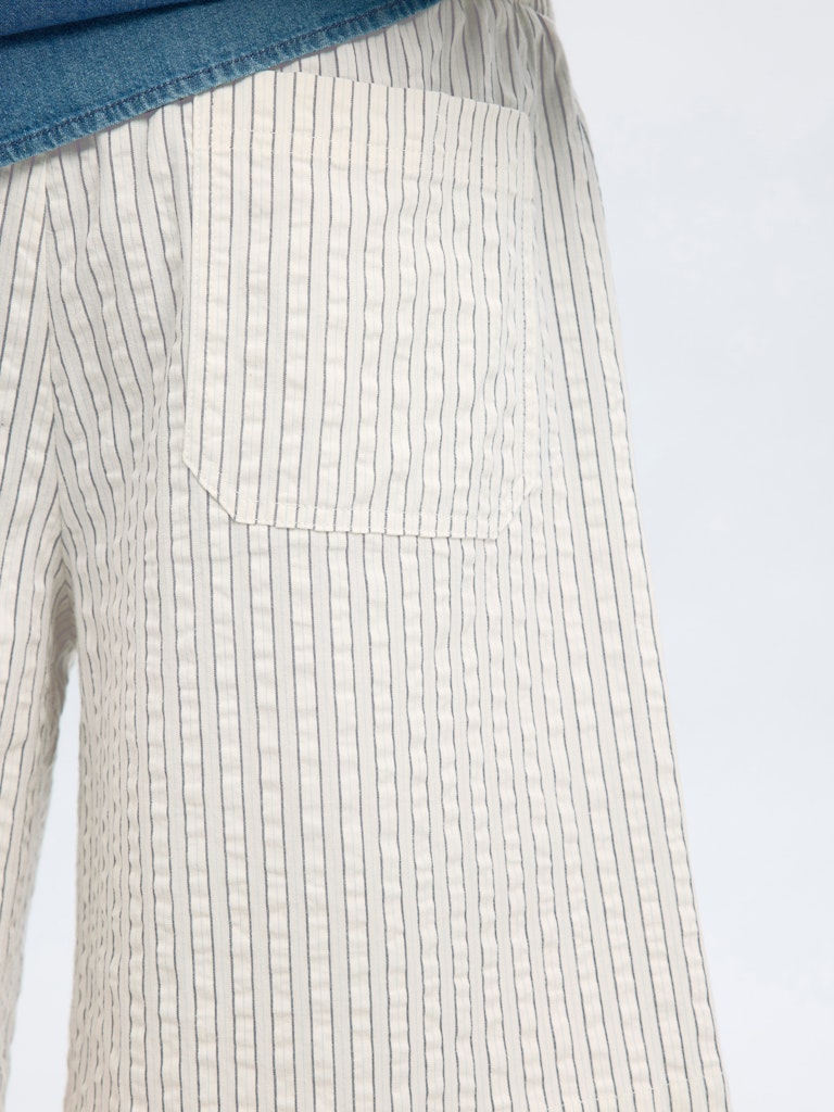 Slhloose-Ace Seersucker String Shorts