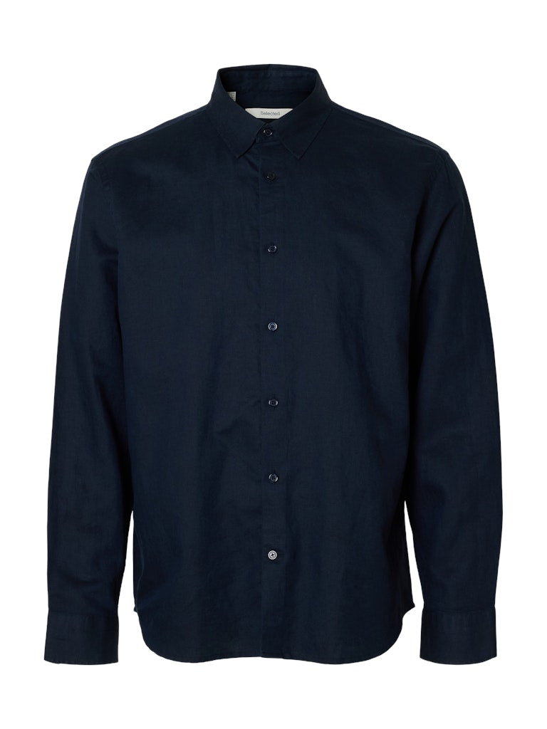 Slmregclaus Clay Linenblend LS Shirt