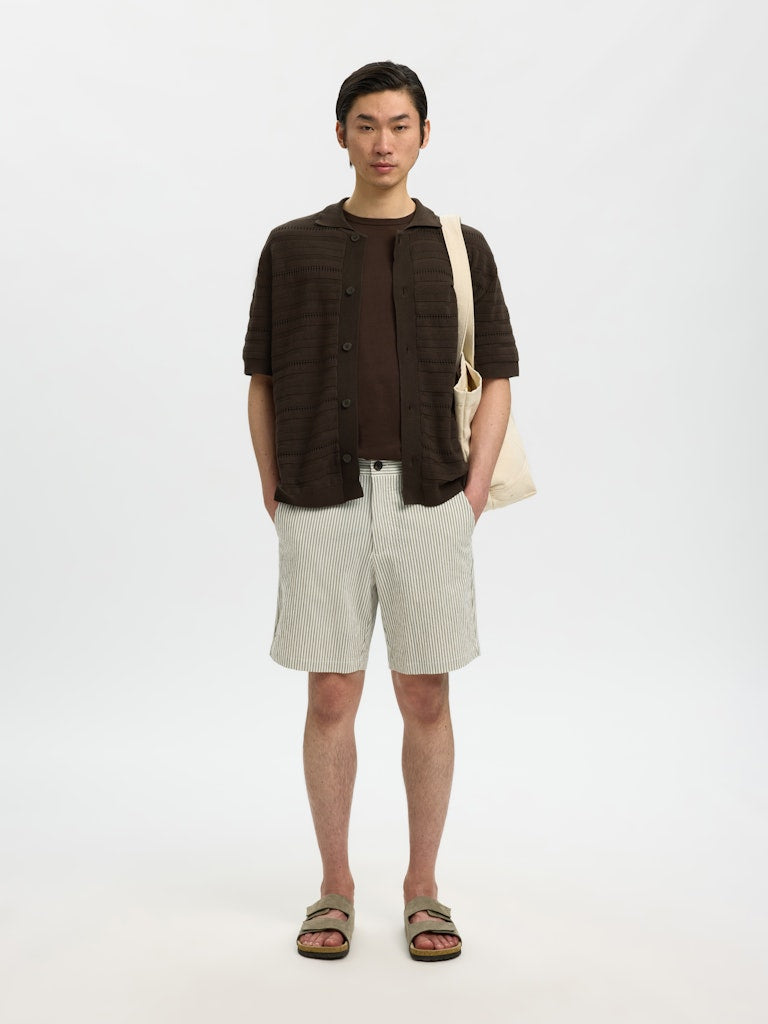 Slhpalle SS Knit Polo Cardigan