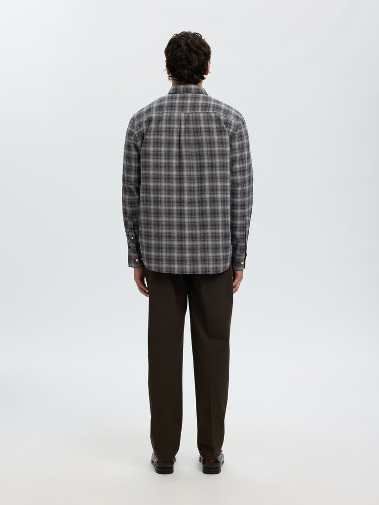 Slmcole-Jay Reg Melange LS Shirt