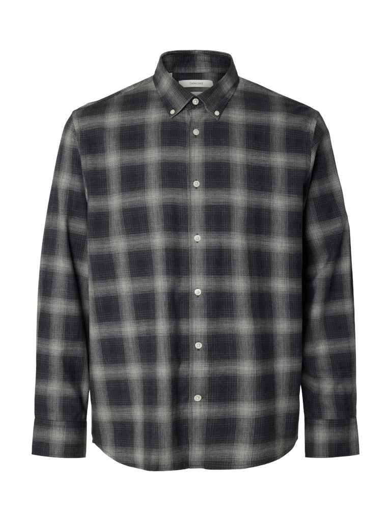Slmcole-Jay Reg Melange LS Shirt
