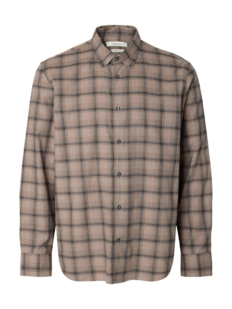 Slmcole-Jay Reg Melange LS Shirt