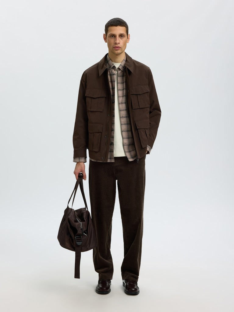 Slmcole-Jay Reg Melange LS Shirt