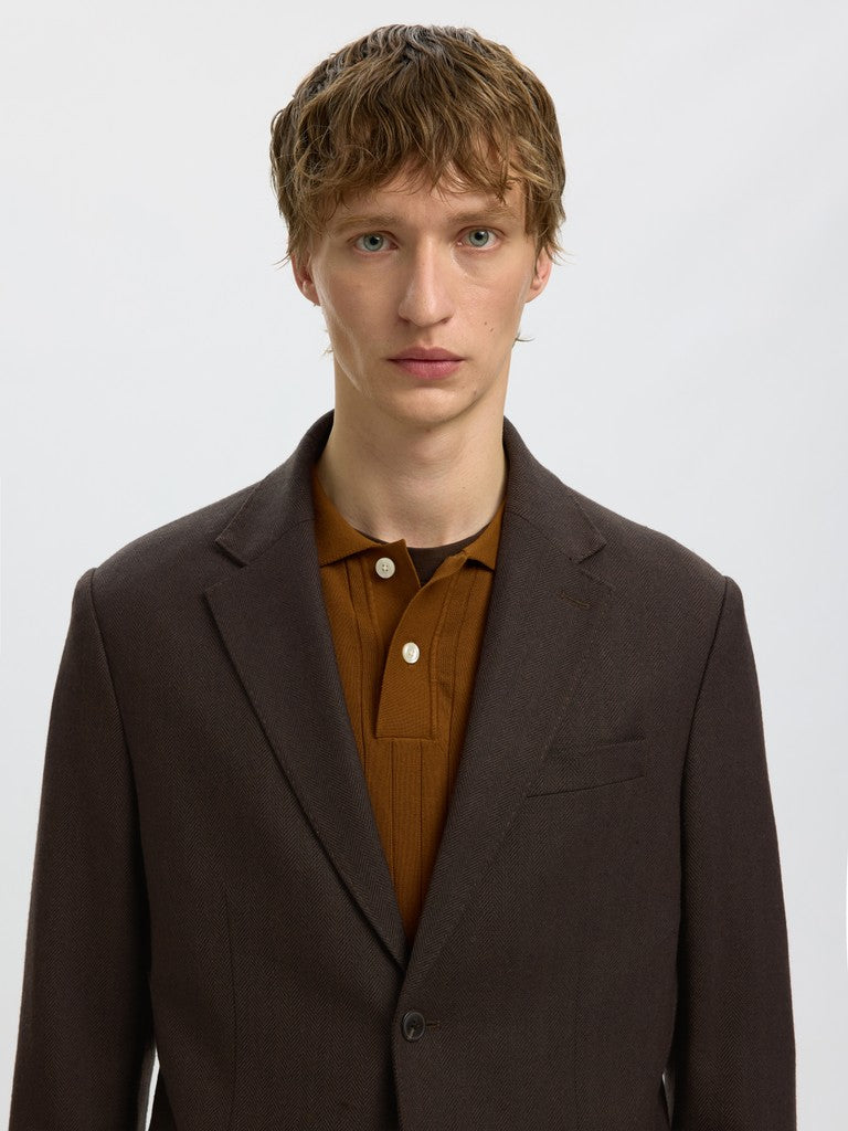 Slmreg-Brooks Wool Blend Blazer