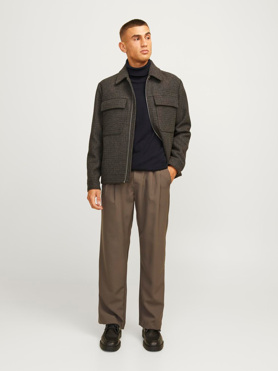 Pullovers - Jjebasic Knit Roll Neck Noos -  - Hr Ravn