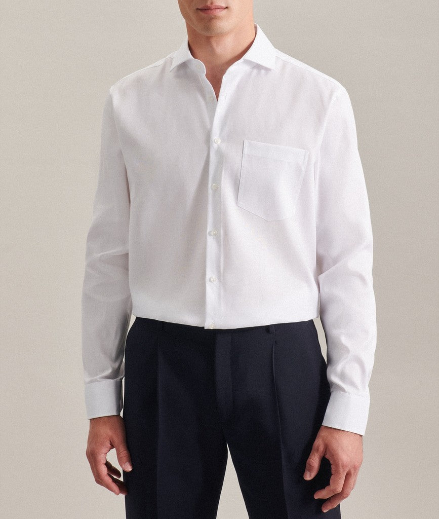 Seidensticker Regular Fit Oxford Spread Kent Shirt