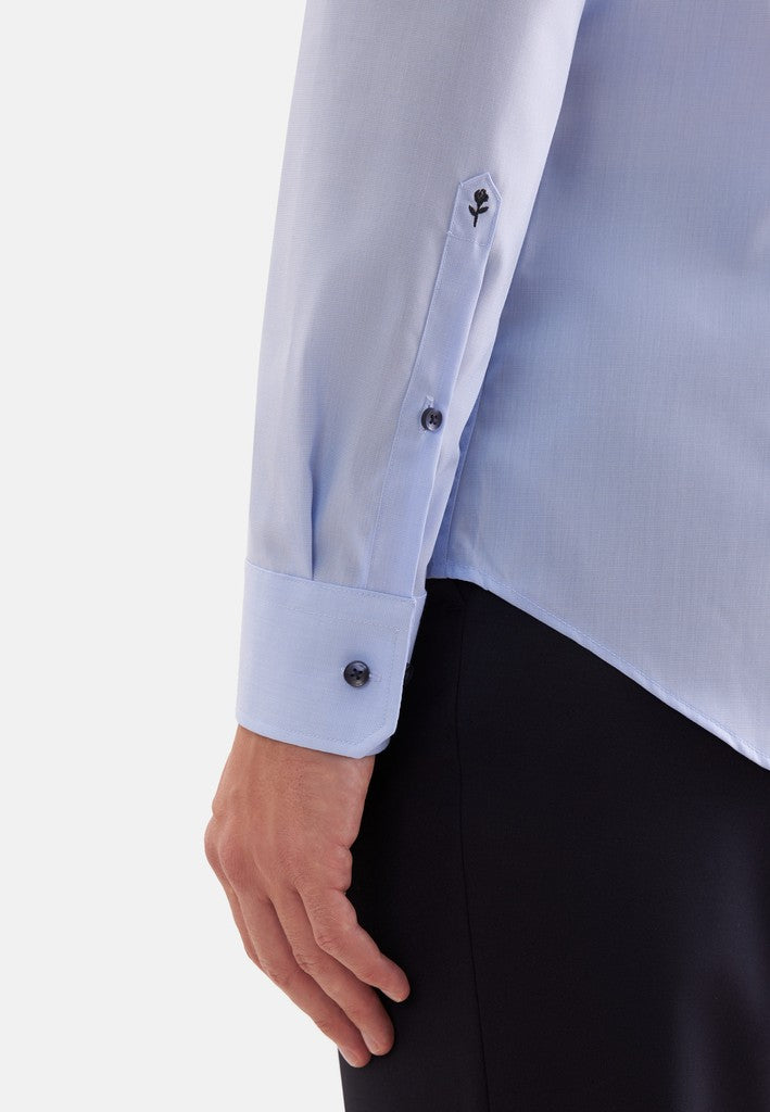 Seidensticker Shaped Fit Fil A Fil Business Kent Shirt
