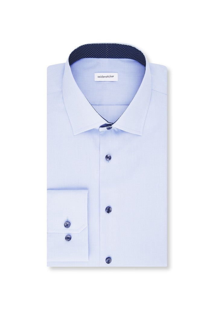 Seidensticker Shaped Fit Fil A Fil Business Kent Shirt