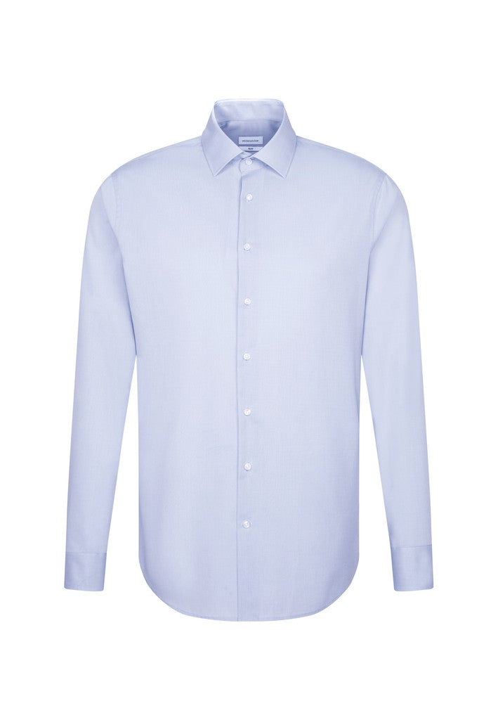 Seidensticker Slim Fit Fil A Fil Business Kent Shirt