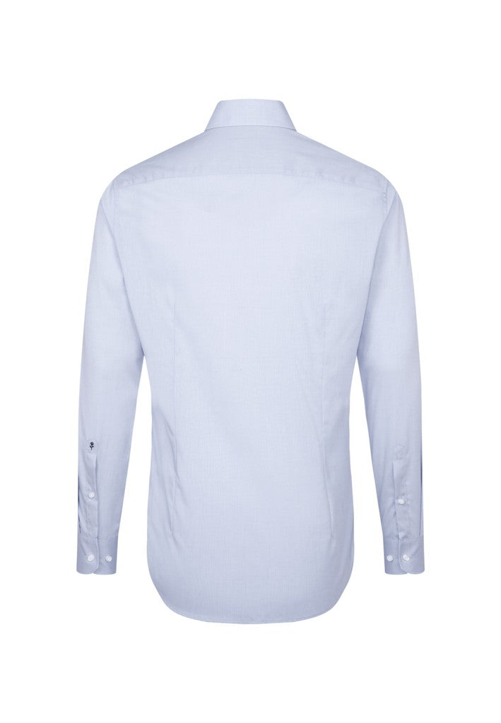 Seidensticker Slim Fit Fil A Fil Business Kent Shirt