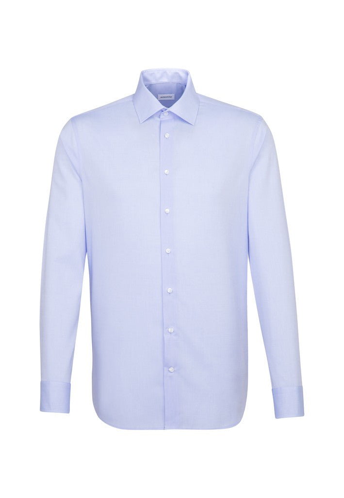 Seidensticker Slim Fit Chambray Business Kent Shirt