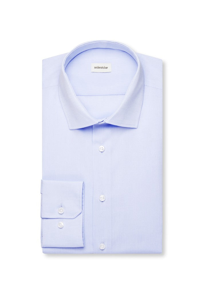 Seidensticker Slim Fit Chambray Business Kent Shirt