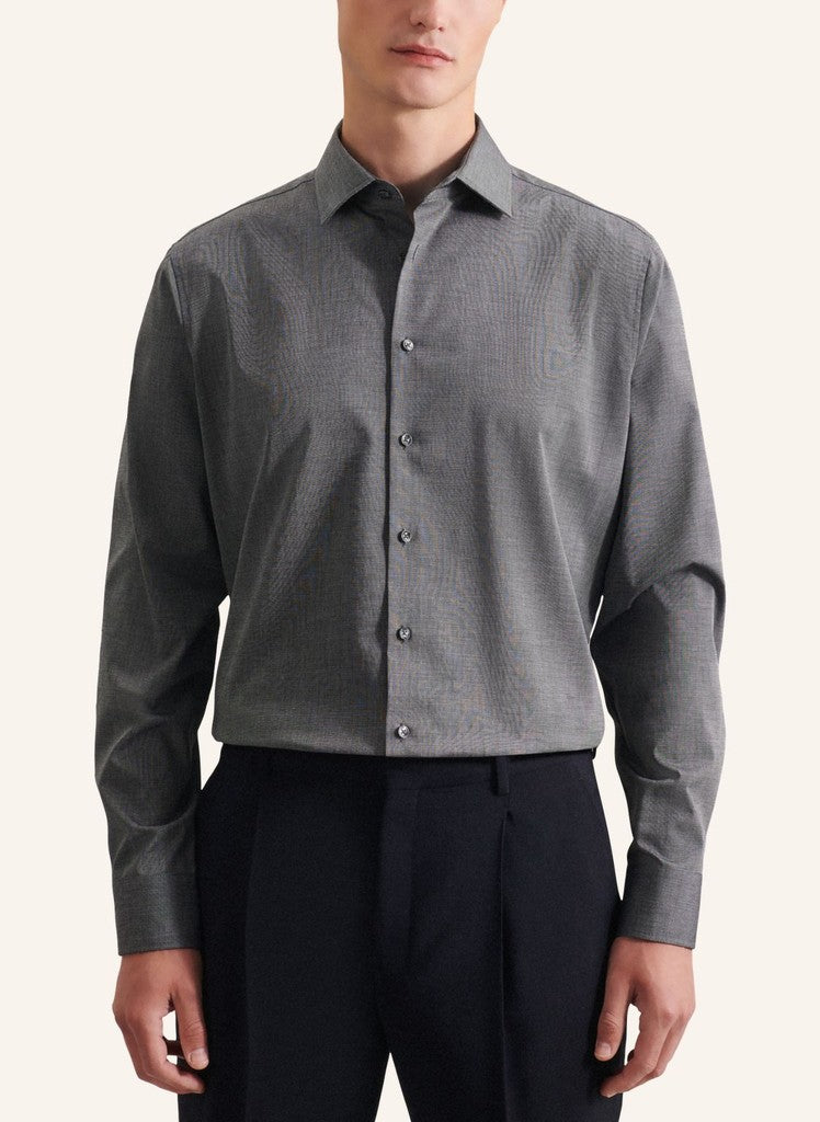 Seidensticker Shaped Fit Fil A Fil Business Kent Shirt