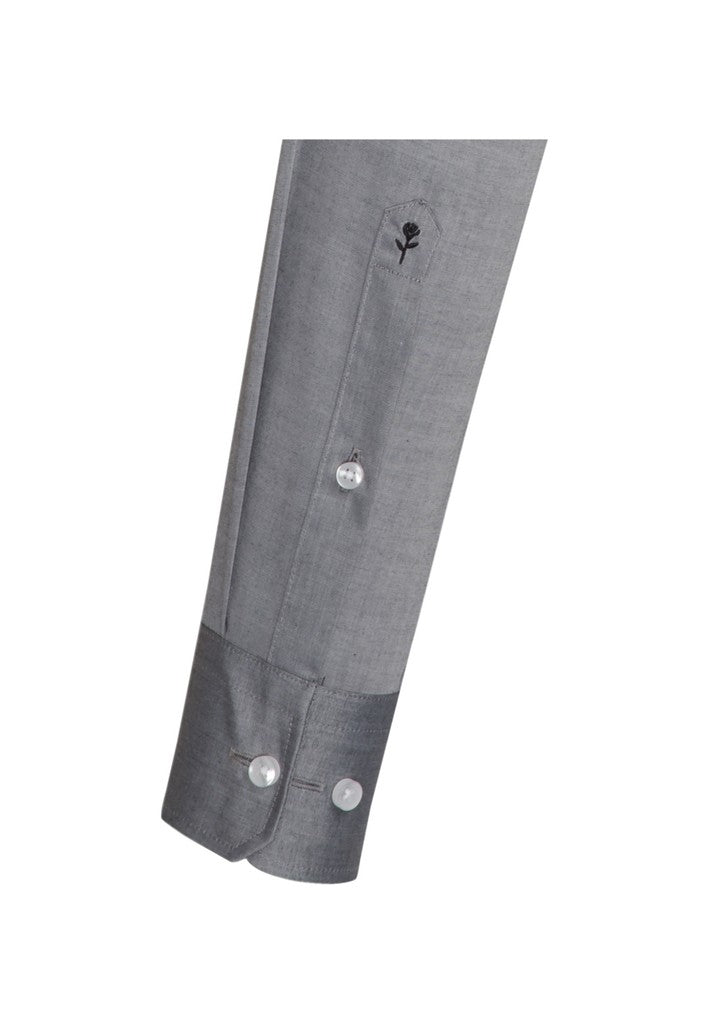Seidensticker Slim Fit Chambray Business Kent Shirt