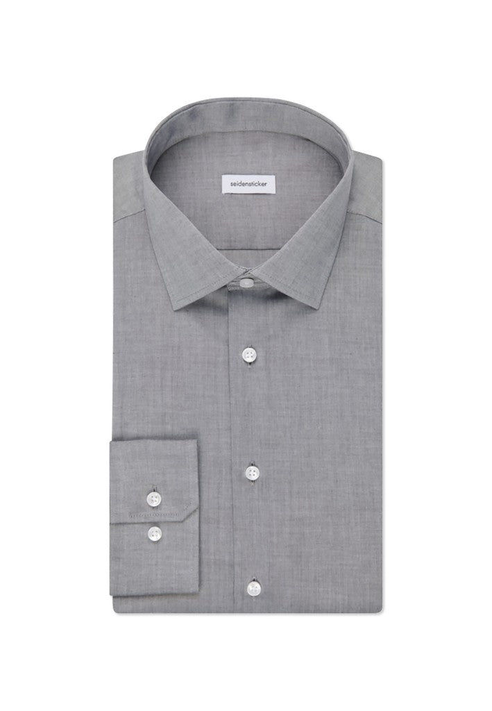 Seidensticker Slim Fit Chambray Business Kent Shirt