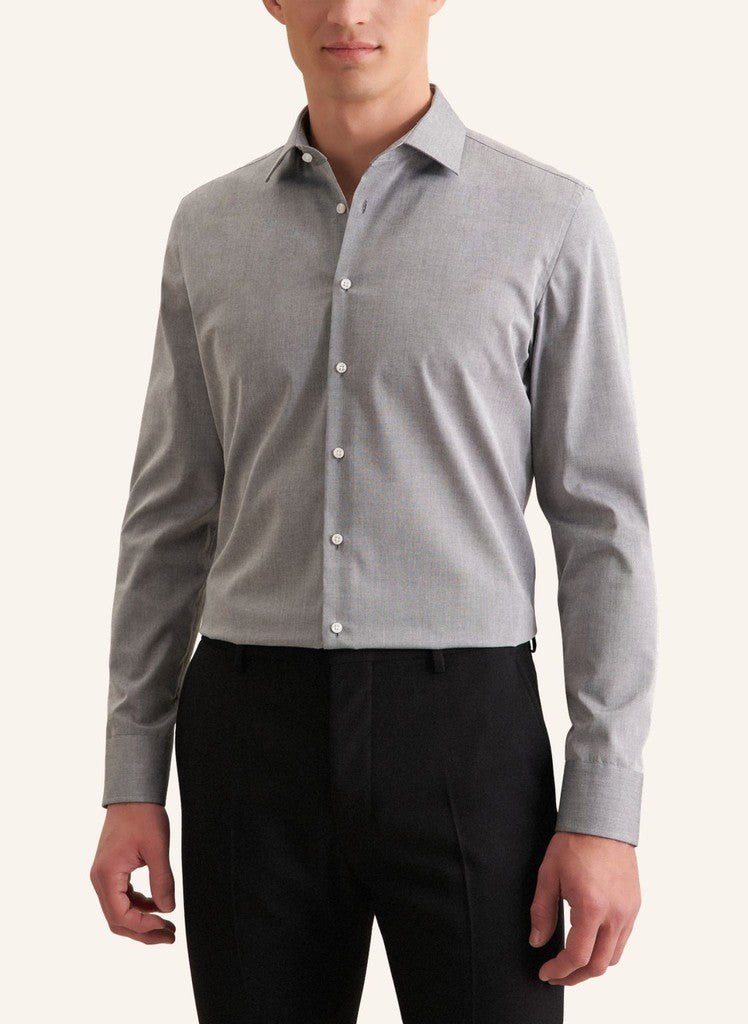 Seidensticker Slim Fit Chambray Business Kent Shirt