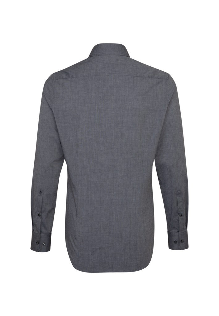 Seidensticker Slim Fit Fil A Fil Business Kent Shirt