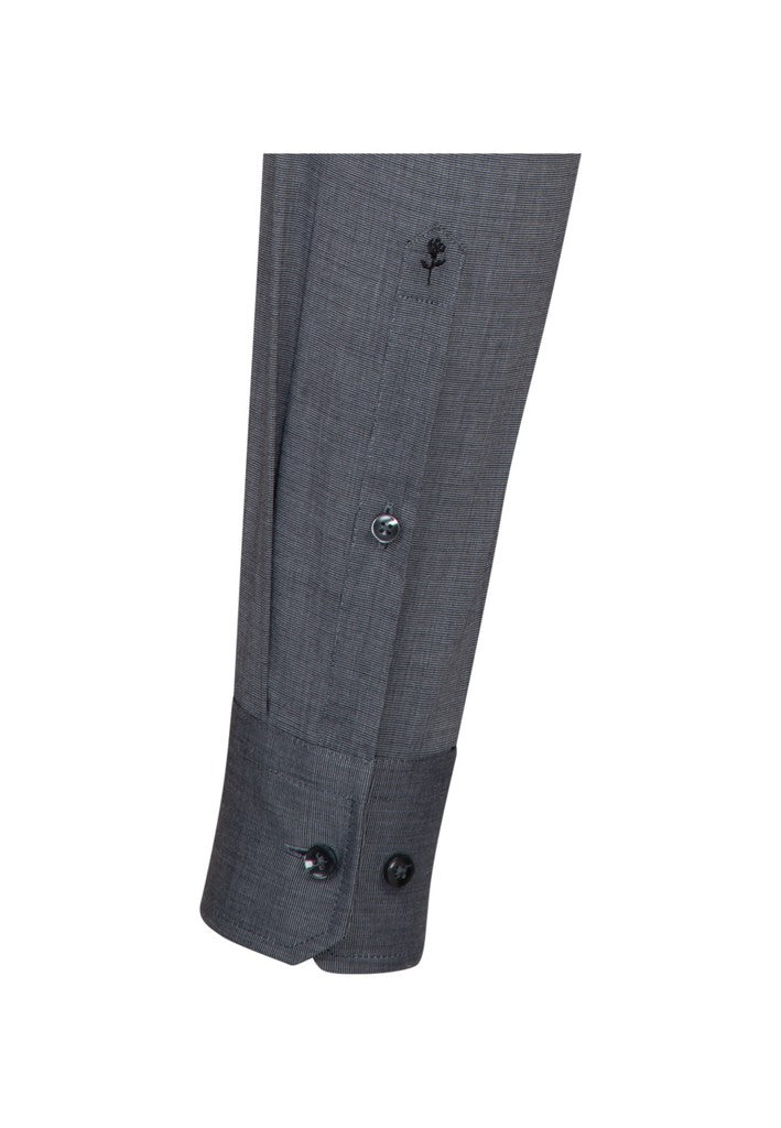 Seidensticker Slim Fit Fil A Fil Business Kent Shirt