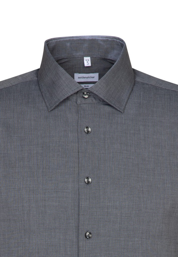Seidensticker Slim Fit Fil A Fil Business Kent Shirt