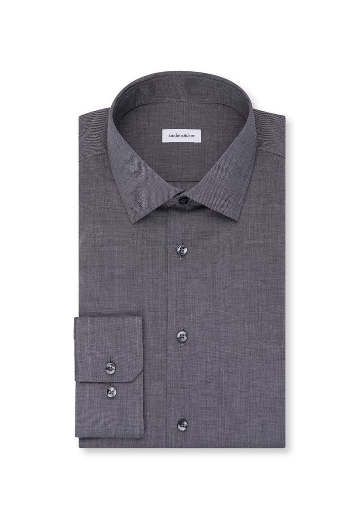 Seidensticker Slim Fit Fil A Fil Business Kent Shirt